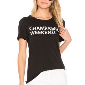 Chaser brand Champagne Weekend tee